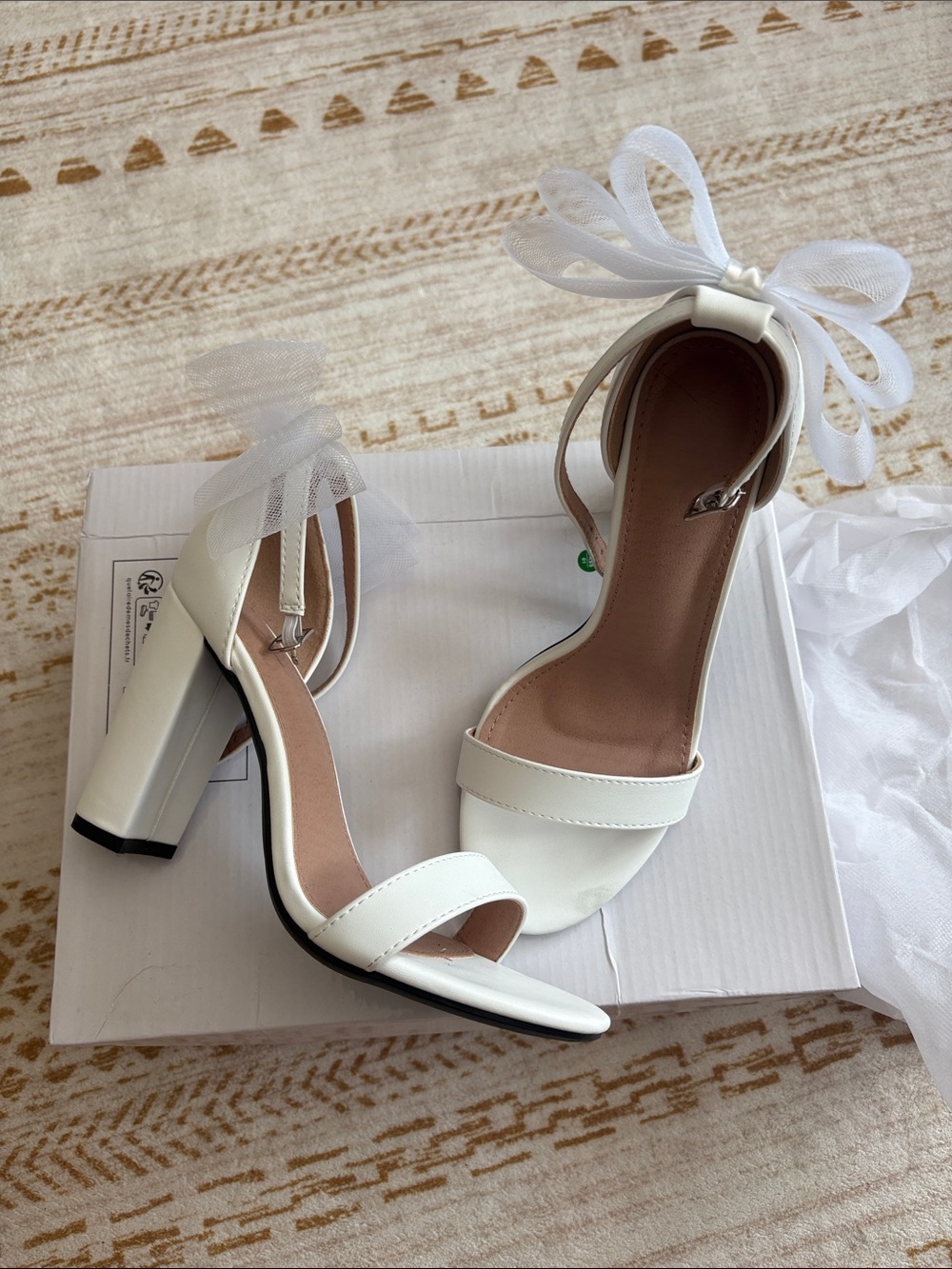 Bridal Bow Heels